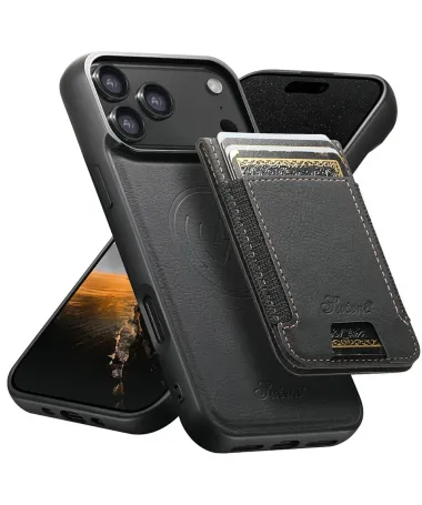 Coque iPhone 17 Pro Max Portefeuille Amovible MagSafe