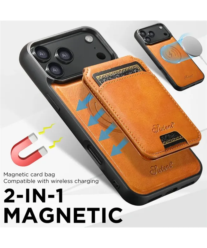 Coque iPhone 17 Pro Max avec Porte-Carte et Support