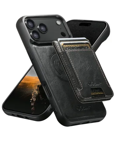 Coque iPhone 17 Pro Max avec Porte-Carte et Support