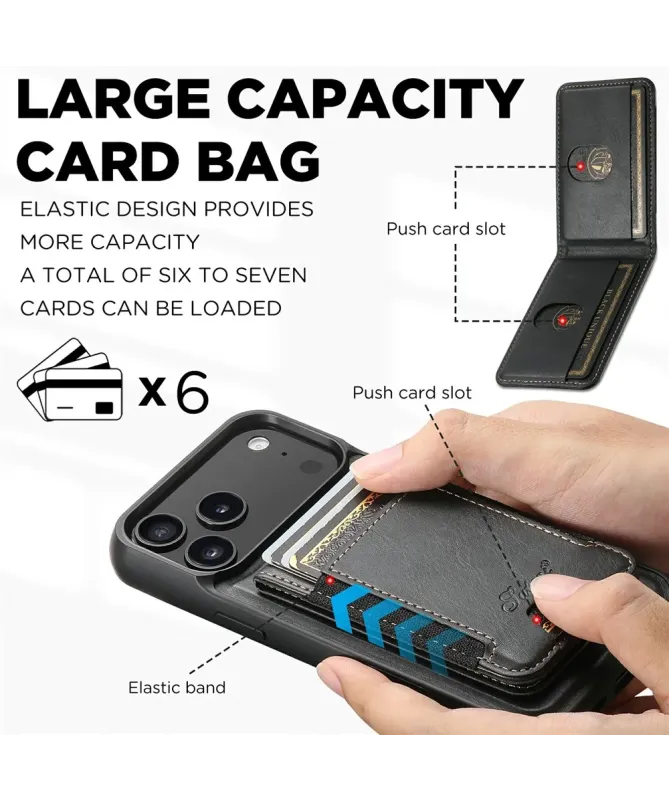 Coque iPhone 17 Pro Max avec Porte-Carte et Support