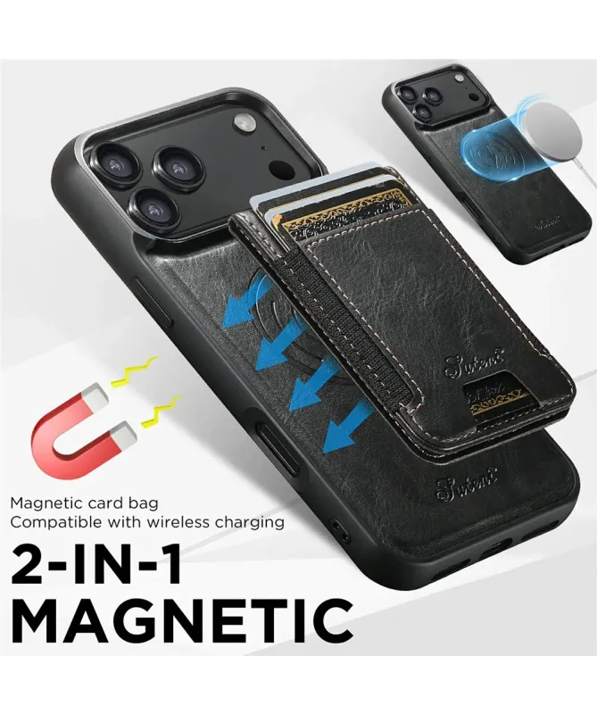 Coque iPhone 17 Pro Max avec Porte-Carte et Support