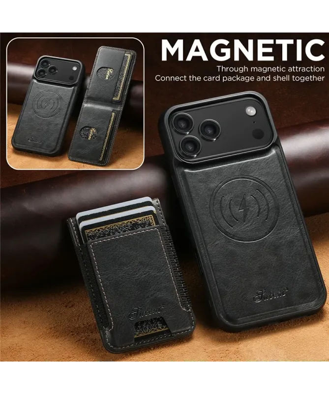 Coque iPhone 17 Pro Max avec Porte-Carte et Support