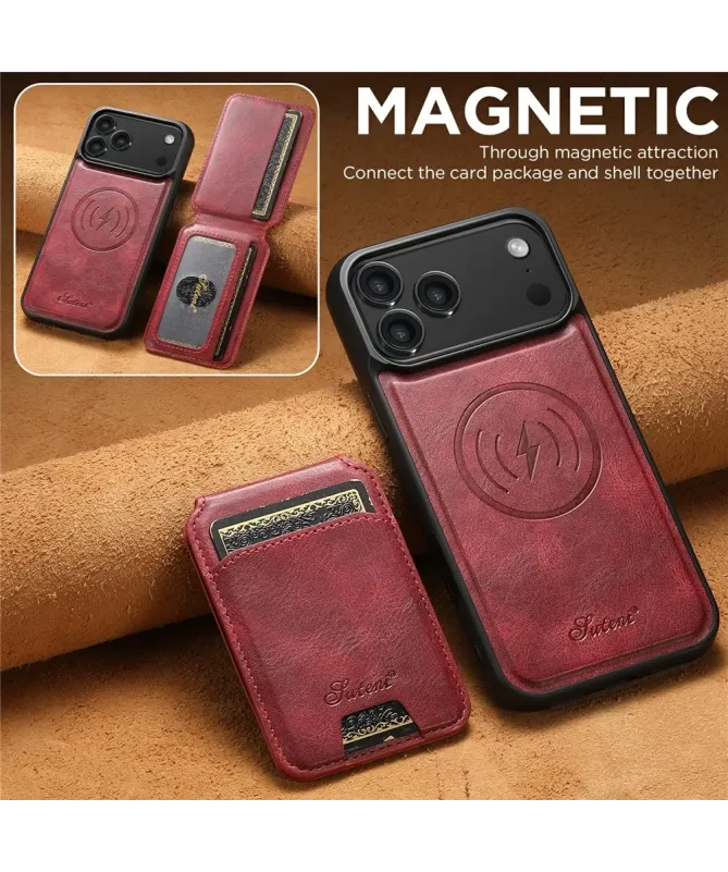 Coque iPhone 17 Pro Max avec Porte-Carte et Support