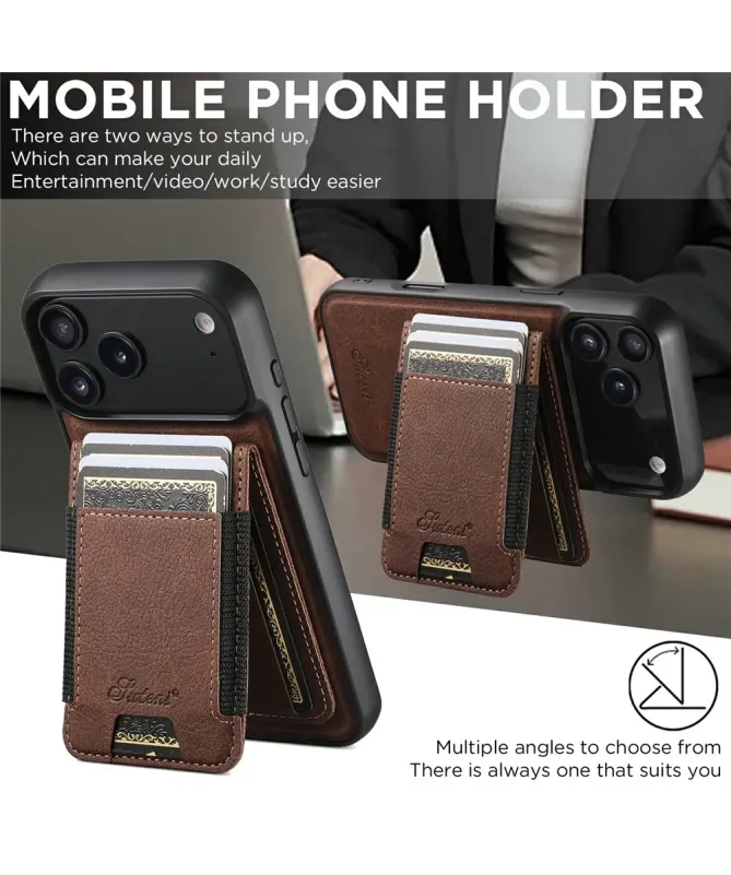 Coque iPhone 17 Pro Max Portefeuille Amovible MagSafe