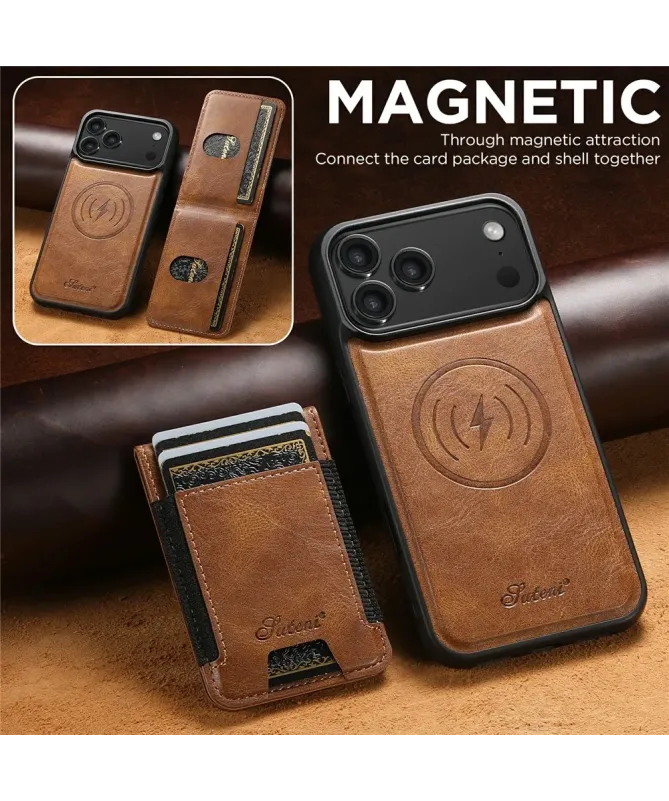 Coque iPhone 17 Pro Max avec Porte-Carte et Support