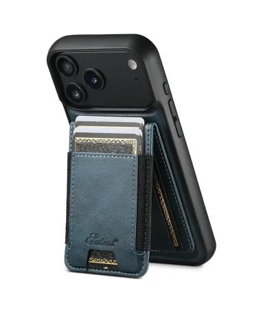 Coque iPhone 17 Pro Max avec Porte-Carte et Support Bleu marine - photo 17
