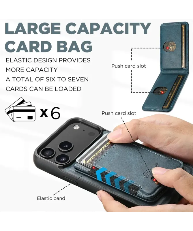 Coque iPhone 17 Pro Max avec Porte-Carte et Support