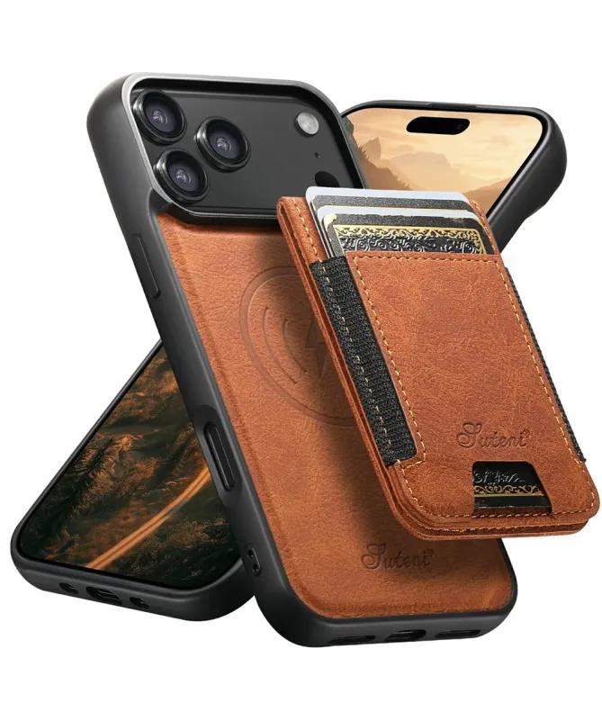 Coque iPhone 17 Pro Max Portefeuille Amovible MagSafe