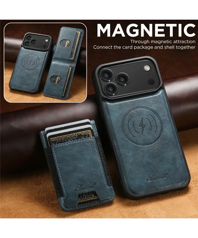 Coque iPhone 17 Pro Max avec Porte-Carte et Support