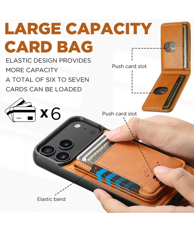 Coque iPhone 17 Pro Max avec Porte-Carte et Support