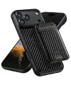 Coque iPhone 17 Pro Max Carbone avec Porte-cartes Magnétique