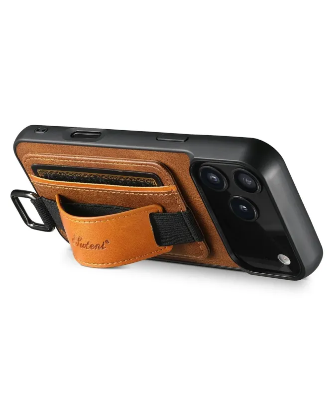 Coque iPhone 17 Pro Max avec Prise en Main et Porte-Carte