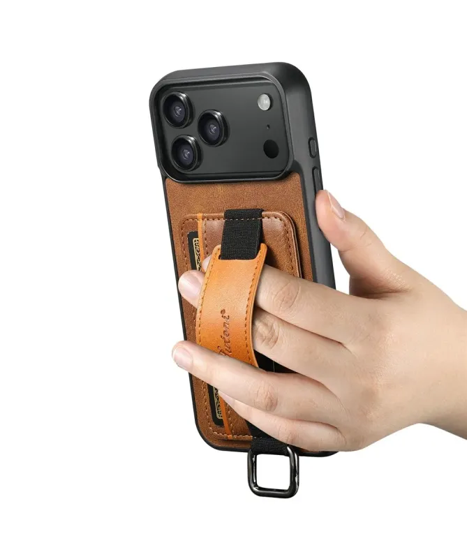 Coque iPhone 17 Pro Max avec Prise en Main et Porte-Carte