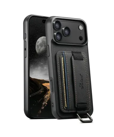 Coque iPhone 17 Pro Max avec Porte-Carte et Sangle