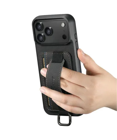 Coque iPhone 17 Pro Max avec Porte-Carte et Sangle