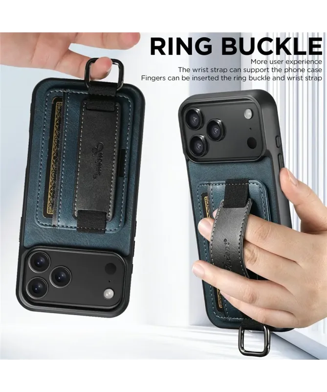 Coque iPhone 17 Pro Max avec Prise en Main et Porte-Carte