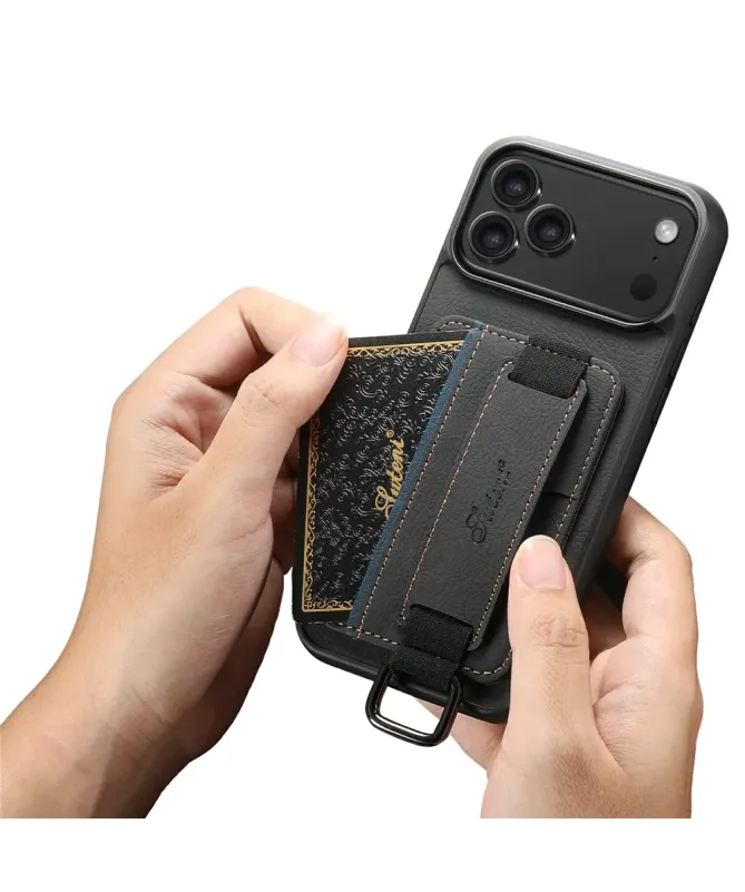 Coque iPhone 17 Pro Max avec Porte-Carte et Sangle