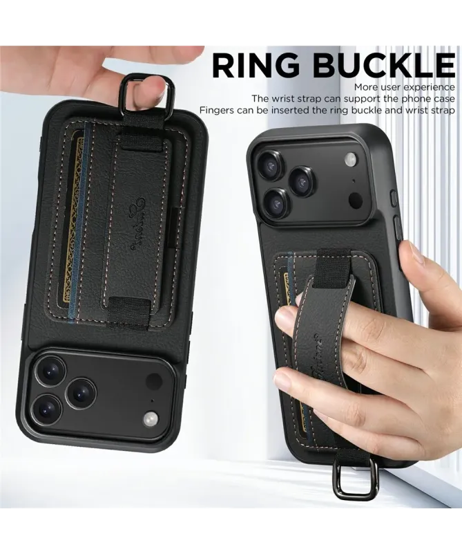 Coque iPhone 17 Pro Max avec Porte-Carte et Sangle