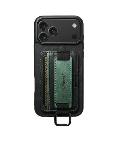 Coque iPhone 17 Pro Max avec Prise en Main et Porte-Carte