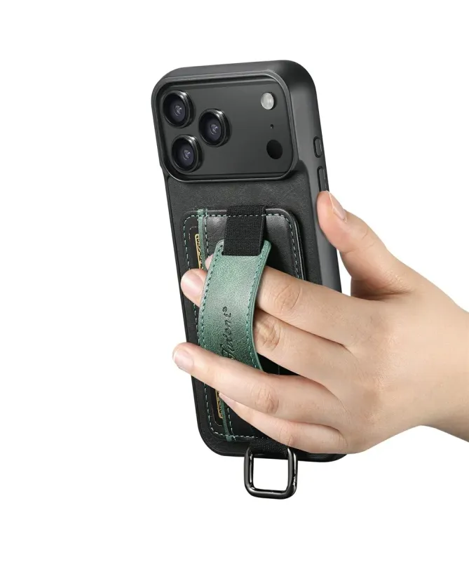 Coque iPhone 17 Pro Max avec Prise en Main et Porte-Carte