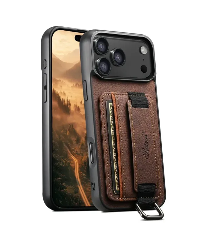 Coque iPhone 17 Pro Max avec Porte-Carte et Sangle