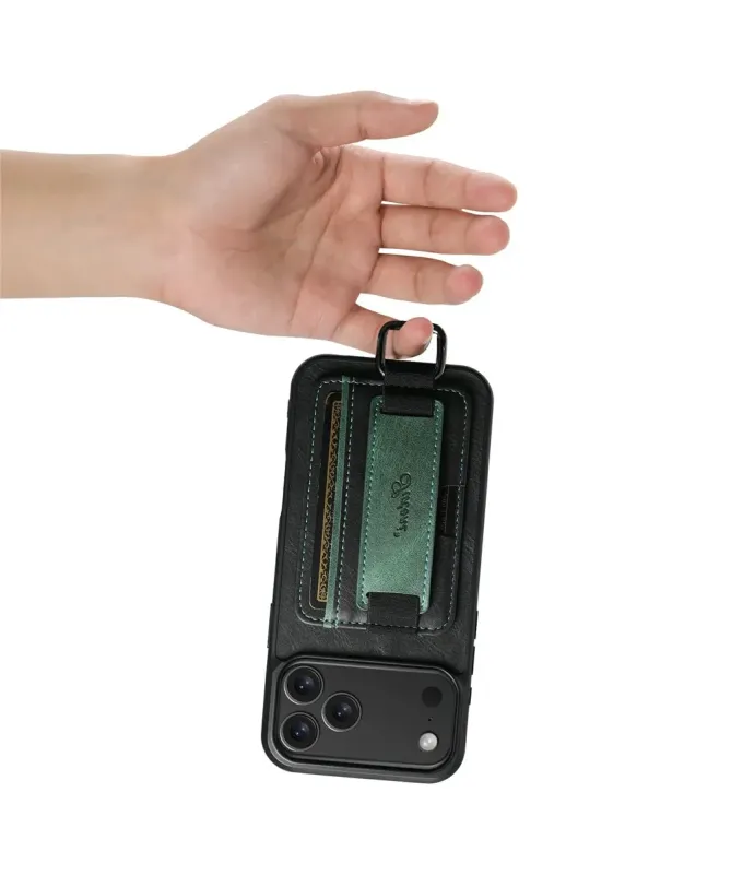 Coque iPhone 17 Pro Max avec Prise en Main et Porte-Carte