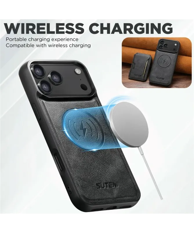 Coque iPhone 17 Pro Max Portefeuille Amovible et Support | M3