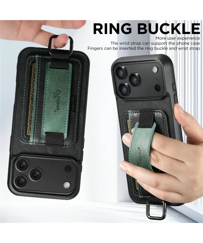 Coque iPhone 17 Pro Max avec Prise en Main et Porte-Carte