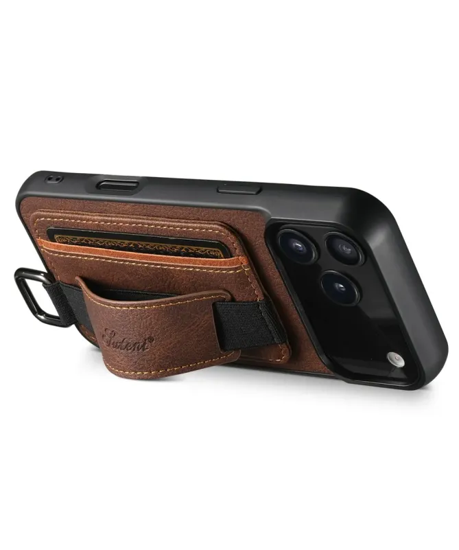 Coque iPhone 17 Pro Max avec Porte-Carte et Sangle