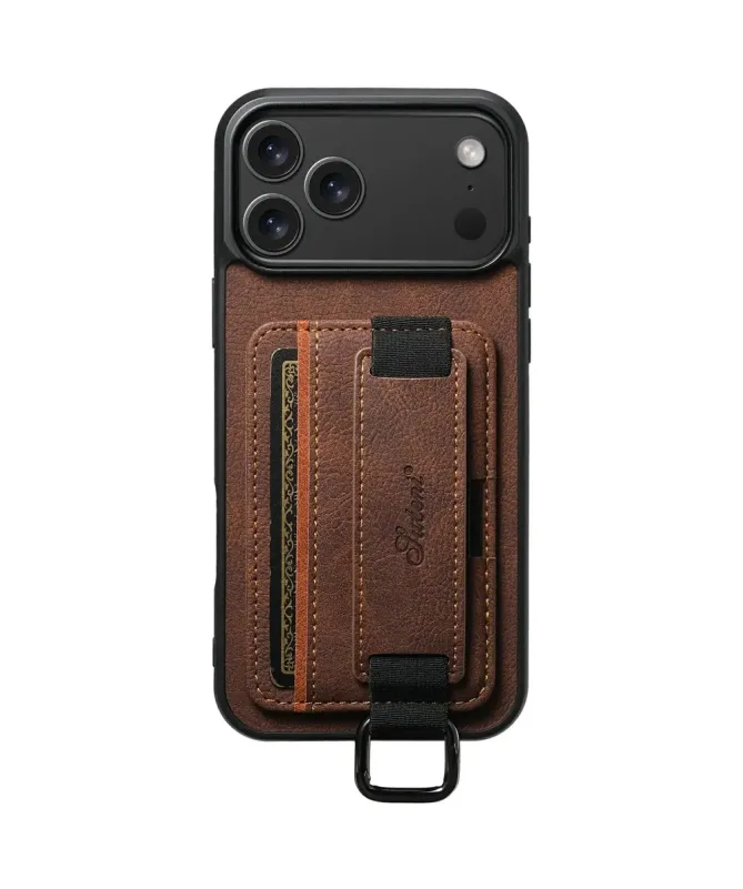 Coque iPhone 17 Pro Max avec Porte-Carte et Sangle