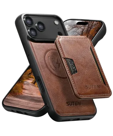 Coque iPhone 17 Pro Max Portefeuille Amovible et Support | M3 Marron - photo 10