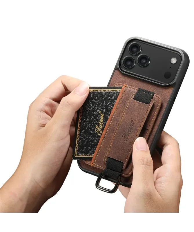 Coque iPhone 17 Pro Max avec Porte-Carte et Sangle