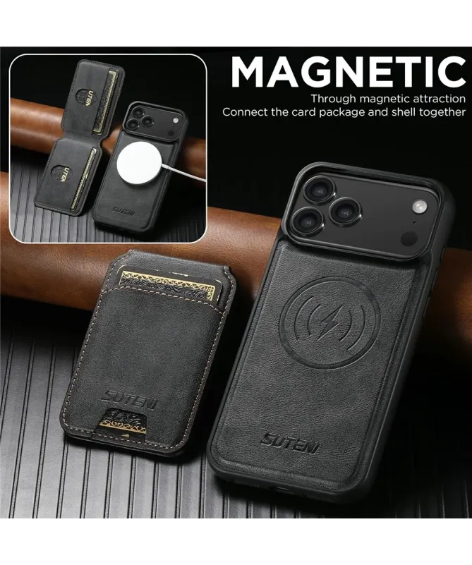 Coque iPhone 17 Pro Max avec Portefeuille Magnétique Amovible | M5