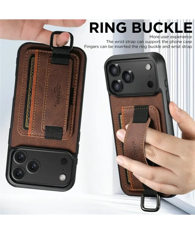 Coque iPhone 17 Pro Max avec Porte-Carte et Sangle