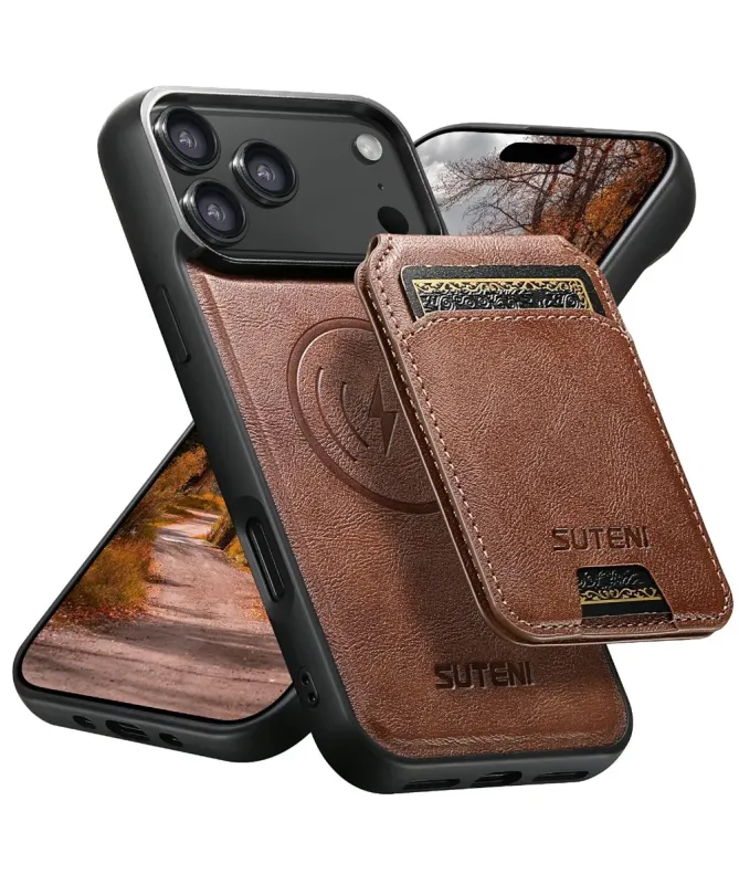 Coque iPhone 17 Pro Max avec Portefeuille Magnétique Amovible | M5