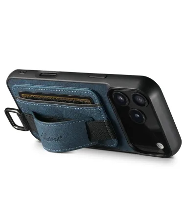 Coque iPhone 17 Pro Max avec Porte-Carte et Sangle Bleu marine - photo 18