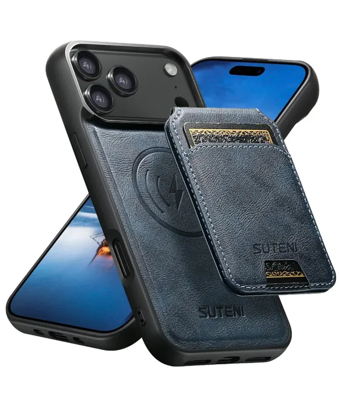 Coque iPhone 17 Pro Max avec Portefeuille Magnétique Amovible | M5