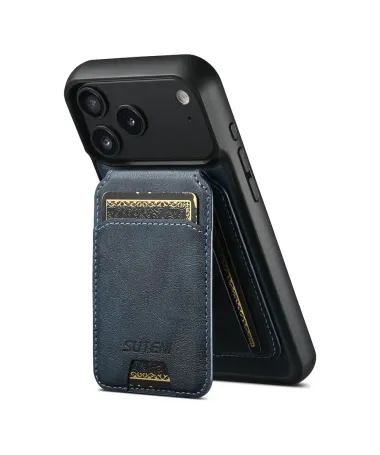 Coque iPhone 17 Pro Max avec Portefeuille Magnétique Amovible | M5 Bleu marine - photo 17