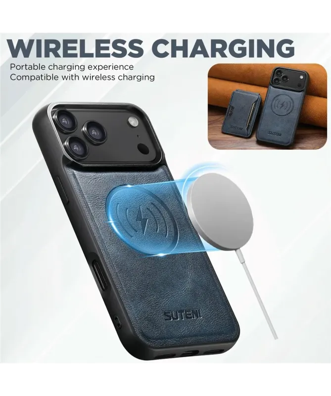 Coque iPhone 17 Pro Max Portefeuille Amovible et Support | M3