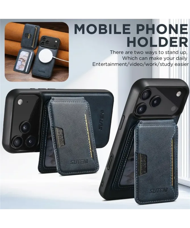 Coque iPhone 17 Pro Max Portefeuille Amovible et Support | M3