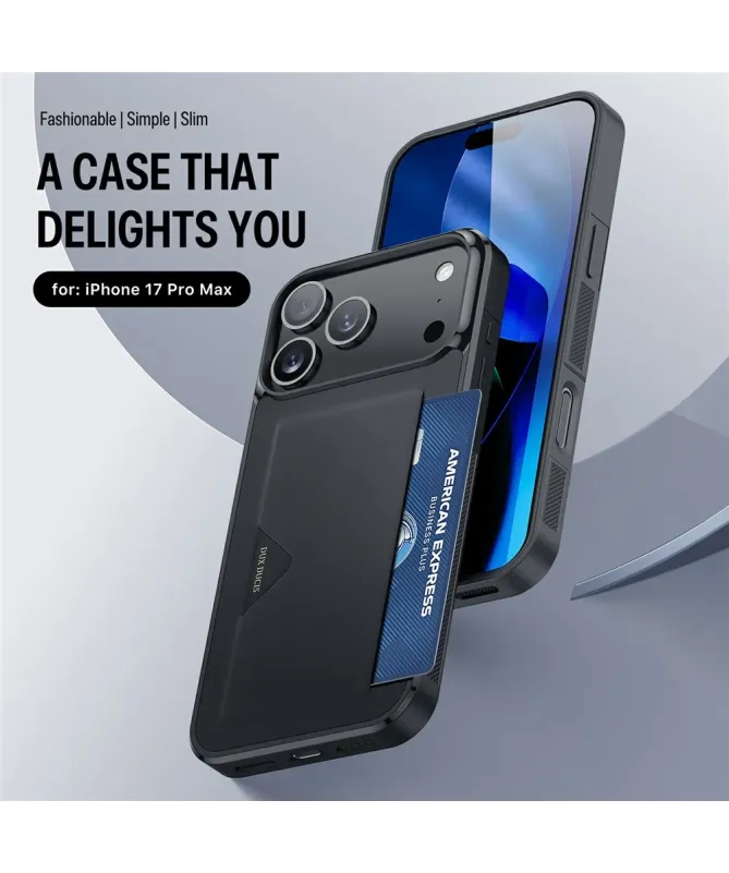 Coque iPhone 17 Pro Max avec Fente pour Carte Intégrée