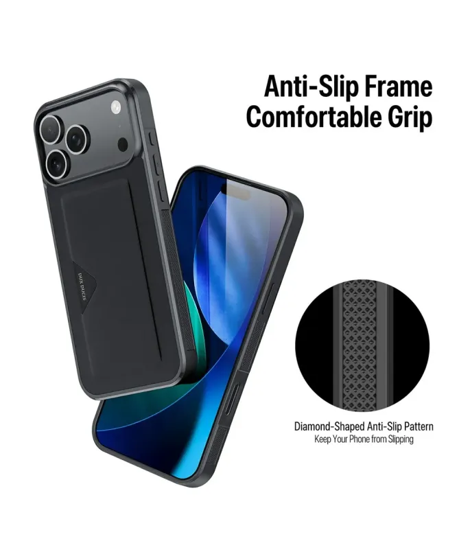 Coque iPhone 17 Pro Max avec Fente pour Carte Intégrée
