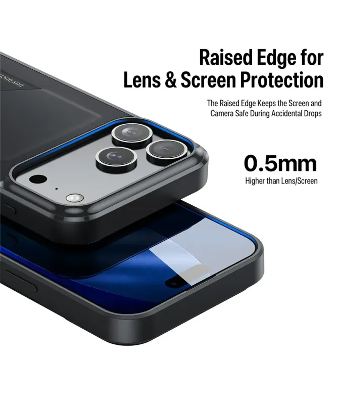 Coque iPhone 17 Pro Max avec Fente pour Carte Intégrée