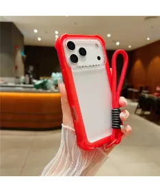 Coque iPhone 17 Pro Max Antichoc Intégrale avec Dragonne