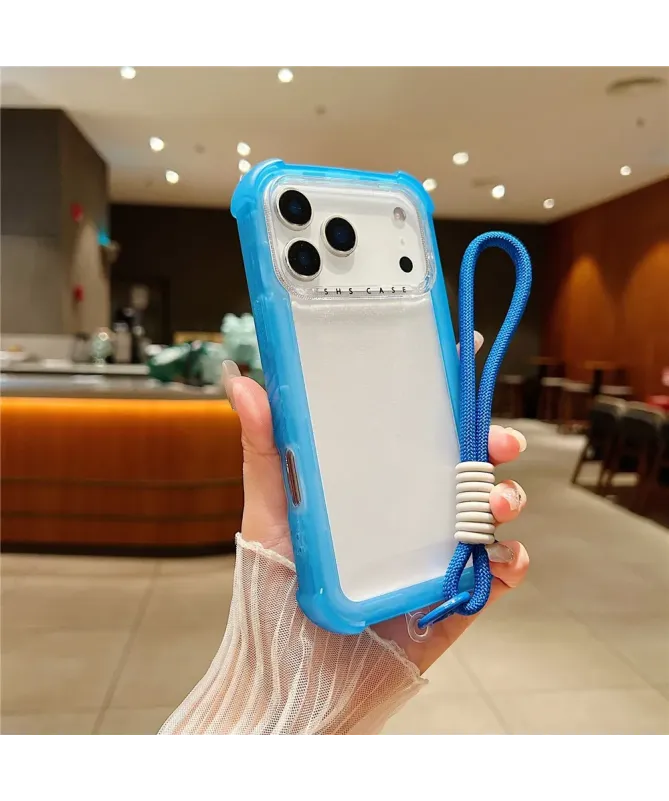 Coque iPhone 17 Pro Max Antichoc Intégrale avec Dragonne