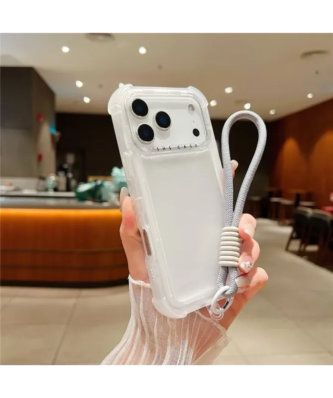 Coque iPhone 17 Pro Max Antichoc Intégrale avec Dragonne