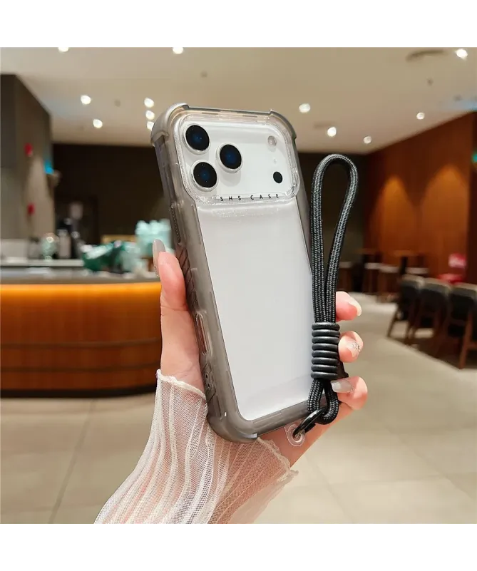 Coque iPhone 17 Pro Max Antichoc Intégrale avec Dragonne
