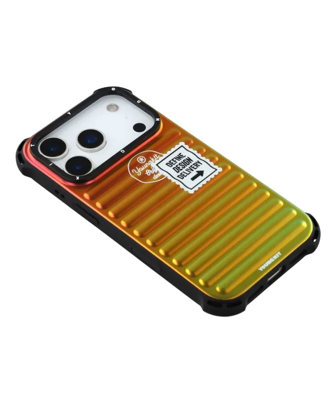 Coque iPhone 17 Pro Max Design Valise Iridescente