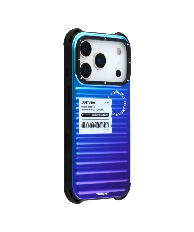 Coque iPhone 17 Pro Max Design Valise Iridescente