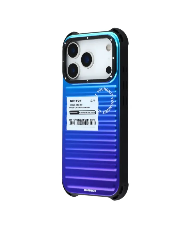 Coque iPhone 17 Pro Max Design Valise Iridescente